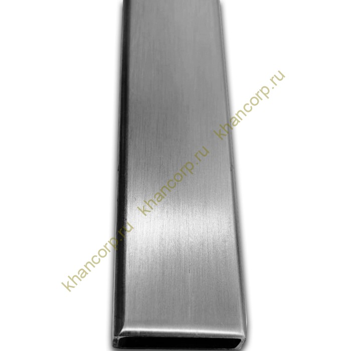 Труба FDT-351, 30х10х1.5 мм 1 м, нержавейка/оружейная сталь