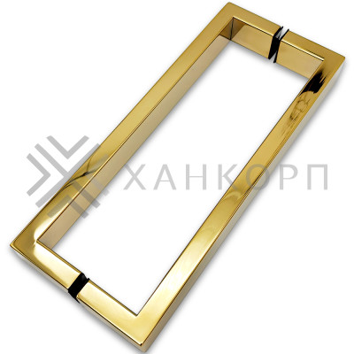 Ручка скоба FDR-78, 15х30х270х1.0 мм, нержавейка/золото