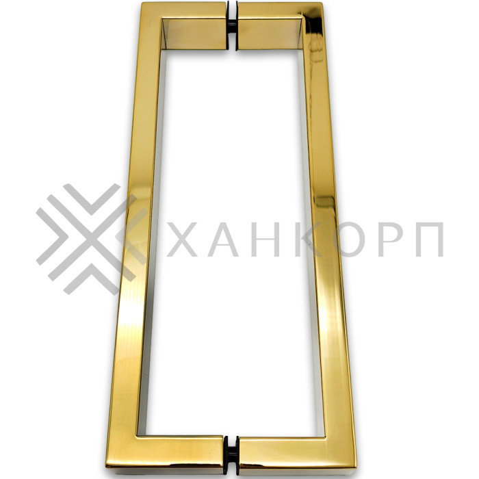 Ручка скоба FDR-78, 15х30х270х1.0 мм, нержавейка/золото