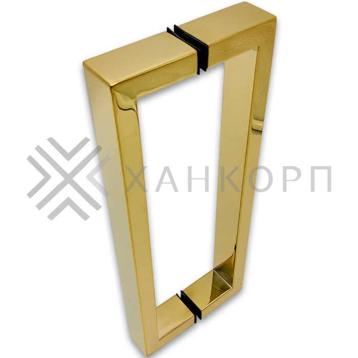 Ручка скоба FDR-78, 15х30х270х1.0 мм, нержавейка/золото
