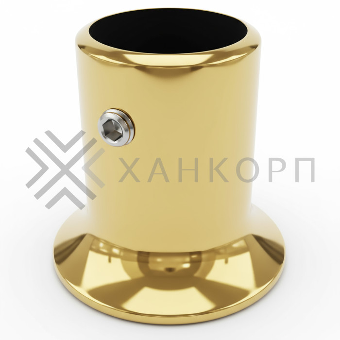 Крепление FDC-10 трубы 19 к стене, нержавейка/золото