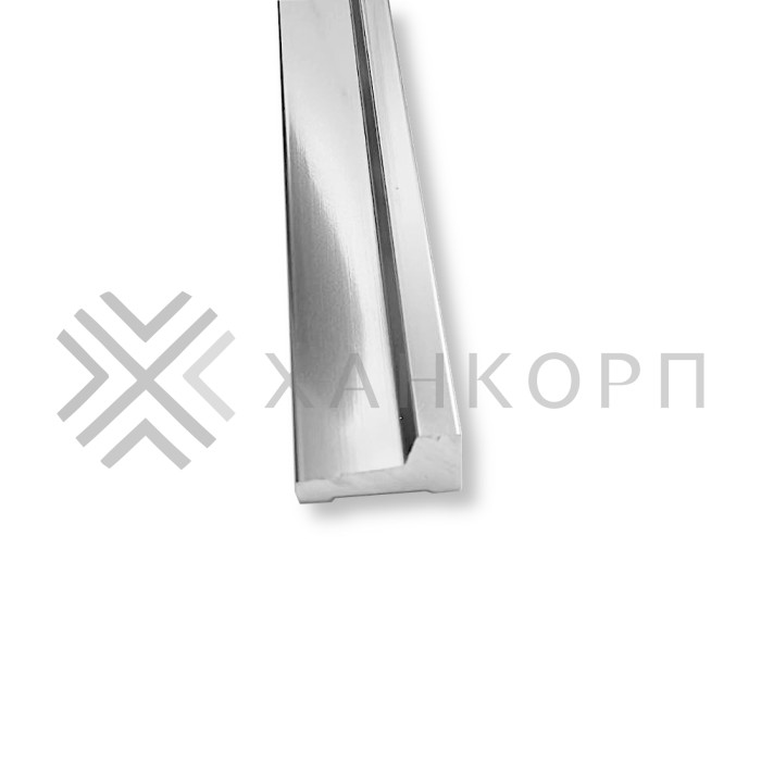 Порог алюминиевый FDPA-43.15 для душевой 1,5 м, алюминий/полированный