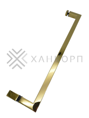 Ручка скоба FDR-85, 19х19х450х1.0 мм, нержавейка/золото