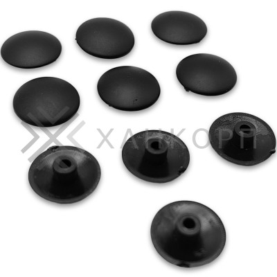 Комплект декоративных заглушек FDA-95 на винты - 10 шт, ПВХ/черный
