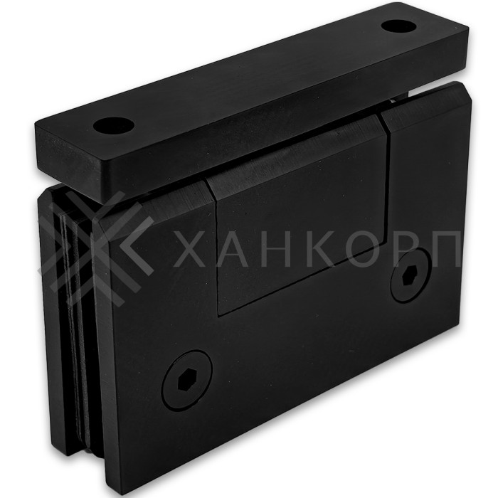 Петля Альфа α FDP-17 поворотная 360°, нержавейка/черный