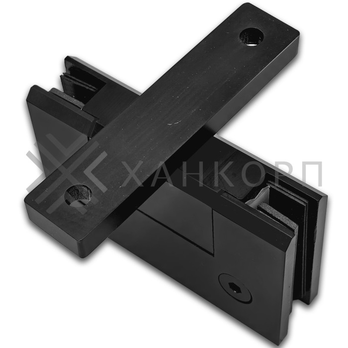 Петля Альфа α FDP-17 поворотная 360°, нержавейка/черный