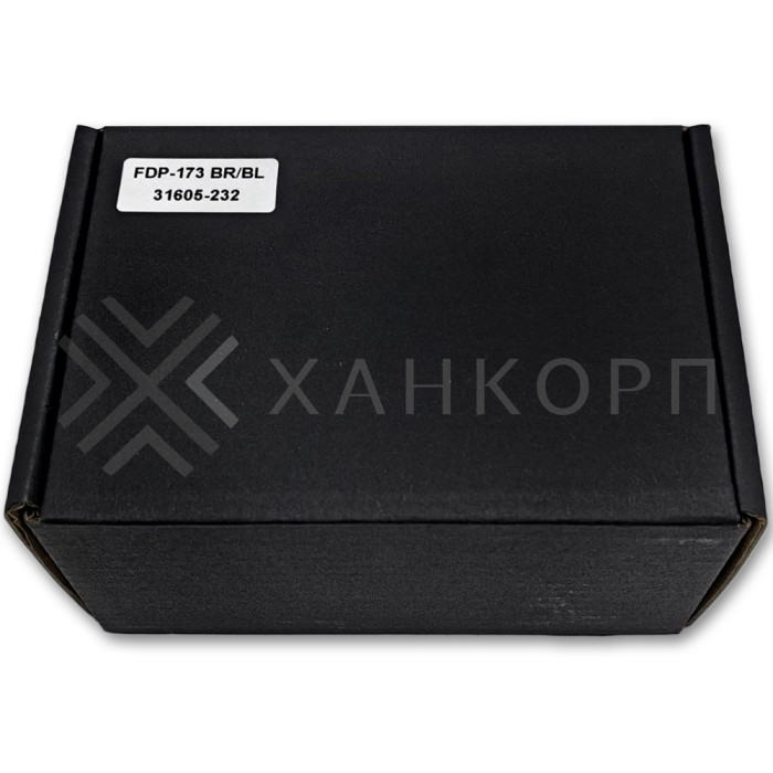 Петля Майя FDP-173 стекло-стекло 135˚-180˚, латунь/черный