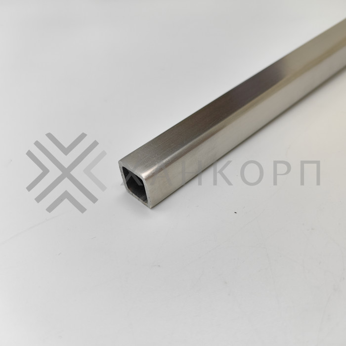 Труба FDT-503, 15х15х1 мм 3 м, нержавейка/матовый