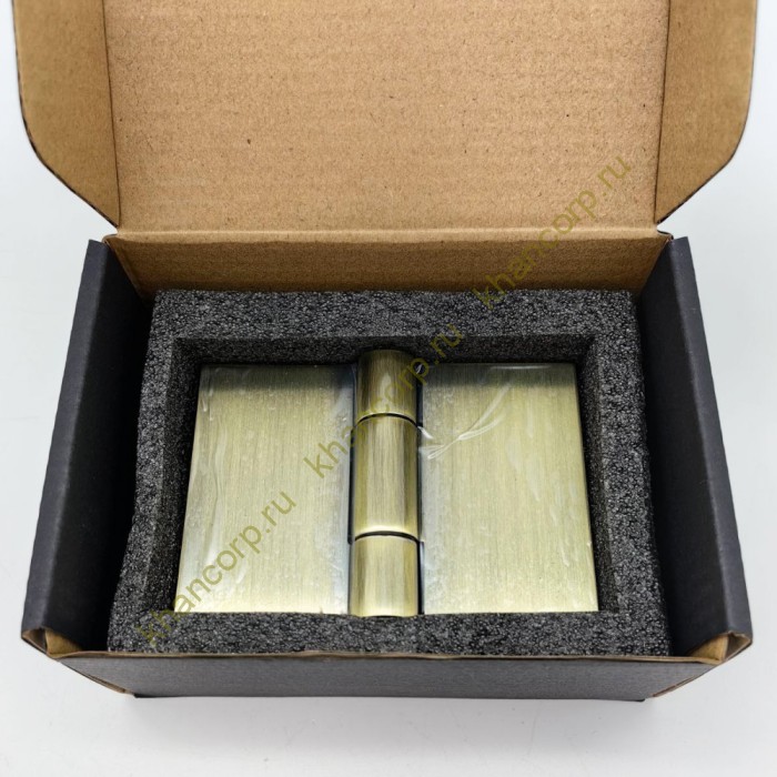 Петля Майя FDP-173 стекло-стекло 135˚-180˚, латунь/бронза