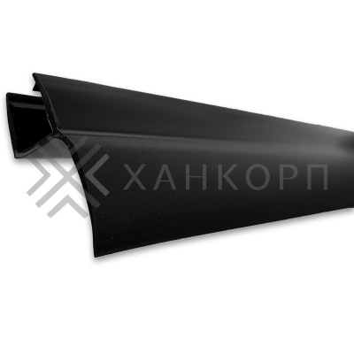 Уплотнитель ПРЕМИУМ Ц-образный черный 2.5 м, ус 16 мм под стекло 8 мм FDPP-415.8