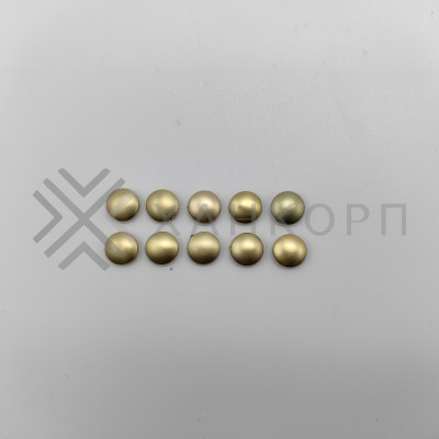 Комплект декоративных заглушек FDA-95 на винты - 10 шт, ПВХ/матовое золото