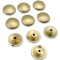 Комплект декоративных заглушек FDA-95 на винты - 10 шт, ПВХ/матовое золото