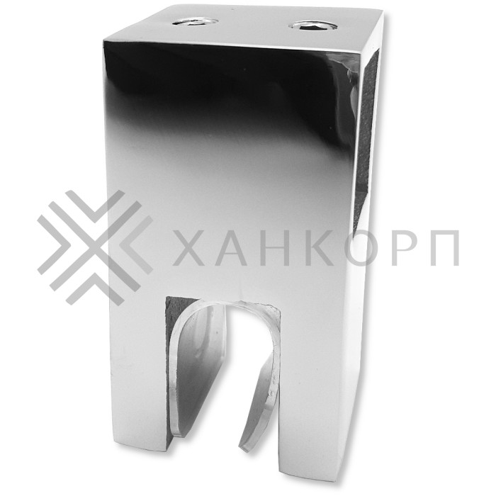 Держатель стекла FDC-53 сквозной 15х15, нержавейка/полированный