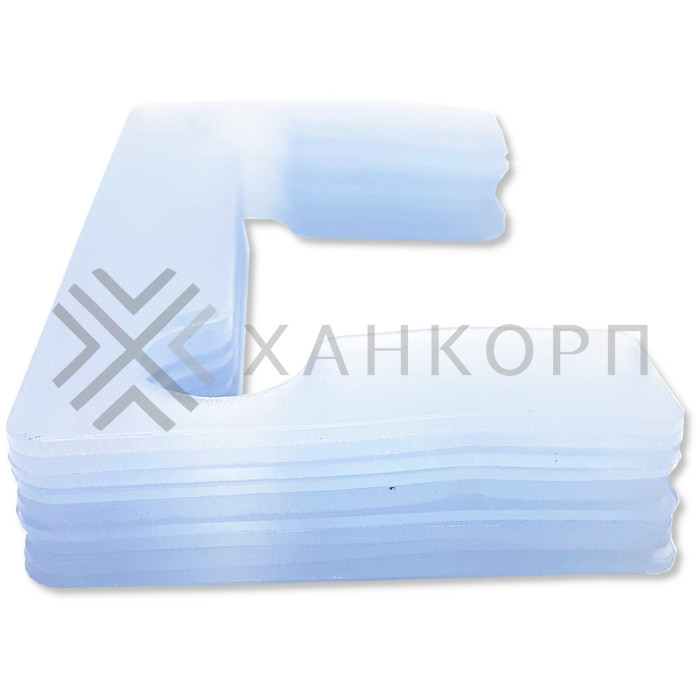 Комплект прокладок ПВХ FDA-84 для петель душевых кабин, 10 шт