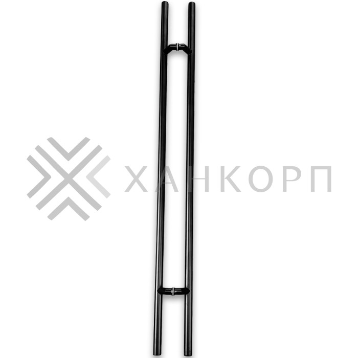 Ручка FKR-205 для стеклянных дверей 32х1020х1500 мм, нержавейка/черный