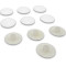 Комплект декоративных заглушек FDA-95 на винты - 10 шт, ПВХ/белый