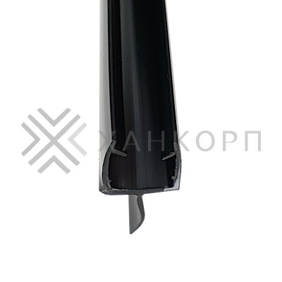 Уплотнитель Y-образный черный 2.5 м под стекло 8 мм FDPP-413.8