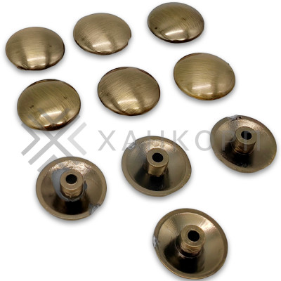 Комплект декоративных заглушек FDA-95 на винты - 10 шт, ПВХ/бронза