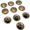 Комплект декоративных заглушек FDA-95 на винты - 10 шт, ПВХ/бронза