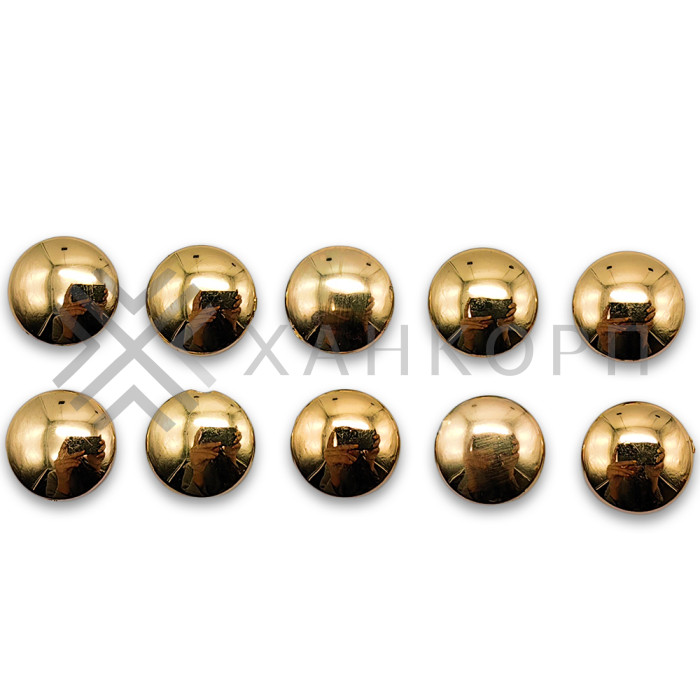 Комплект декоративных заглушек FDA-95 на винты - 10 шт, ПВХ/золото