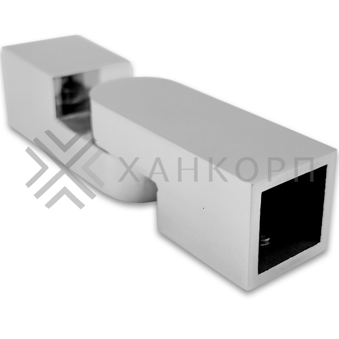 Соединитель FDC-57 трубы 15х15 регулируемый 90°-180°, нержавейка/полированный