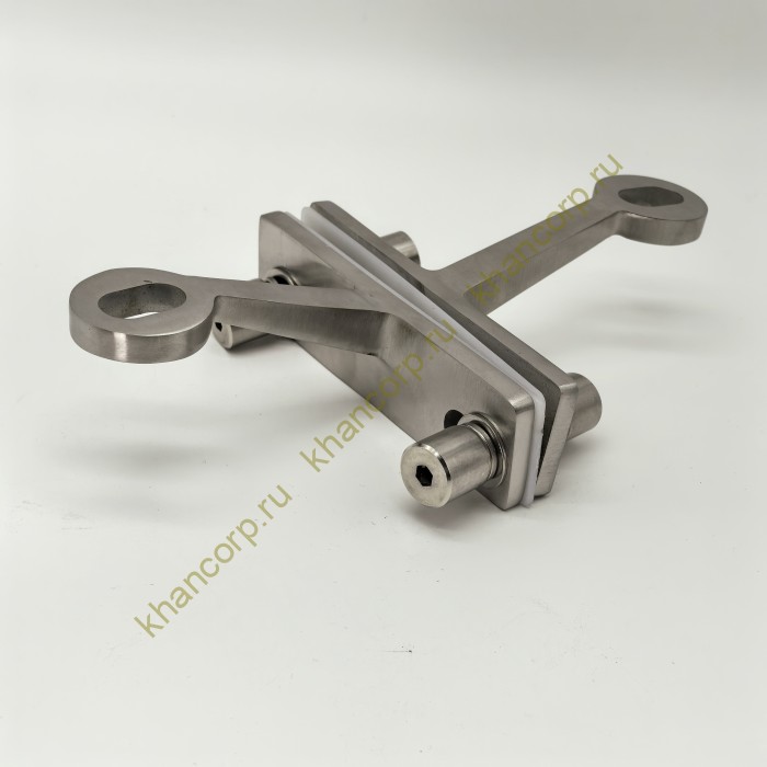 Спайдер FNS-007 на ребро жесткости двусторонний 2 точки, нержавейка/матовый