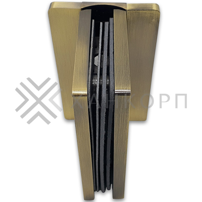 Петля Афина FDP-131 стена-стекло с центральным креплением, латунь/бронза