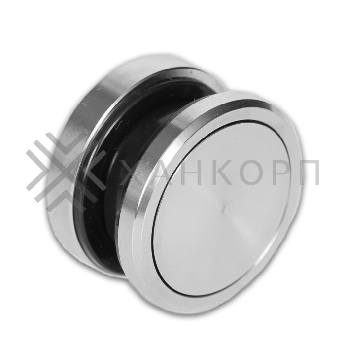 Точечное крепление FKK-29 с крышкой 6 мм без зенковки Ø35 мм для стекла 10 мм, нержавейка/матовый