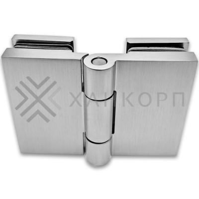 Петля Майя FDP-173 стекло-стекло 135˚-180˚, латунь/матовый