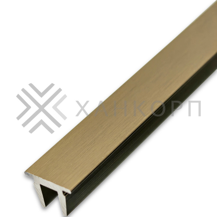 Верхняя заглушка FDPA-500.1 для п-образного профиля  1 м, алюминий/бронза