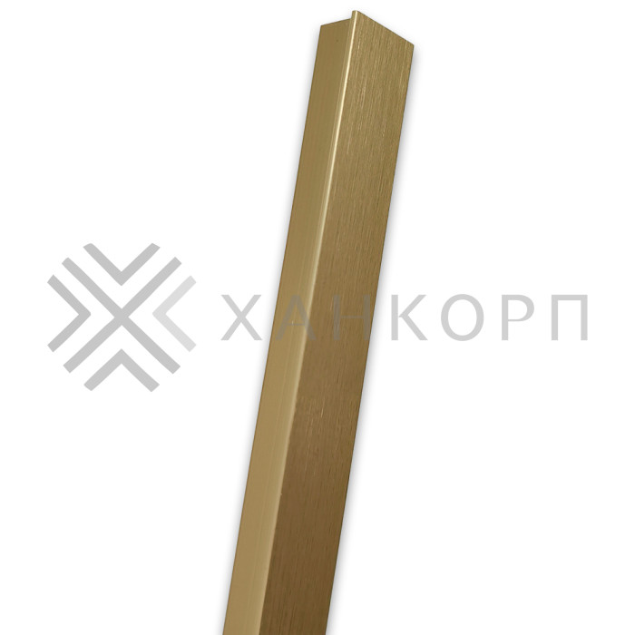 Верхняя заглушка FDPA-500.1 для п-образного профиля  1 м, алюминий/бронза