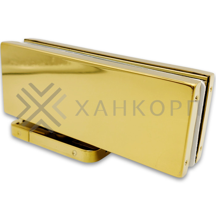 Петля с доводчиком FKD-04 нагрузка от 60 до 85 кг, нержавейка/золото