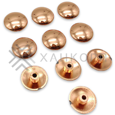 Комплект декоративных заглушек FDA-95 на винты - 10 шт, ПВХ/розовое золото