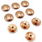 Комплект декоративных заглушек FDA-95 на винты - 10 шт, ПВХ/розовое золото