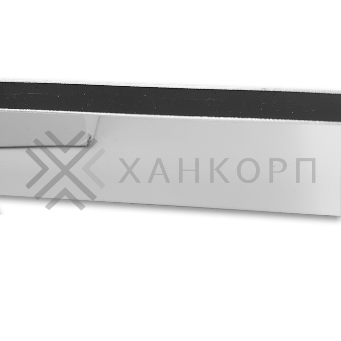 Профиль FDPA-53.3 п-образный 20х10,5 мм под стекло 8 мм,3 м, нержавейка/полированный