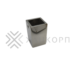 Крепление FDC-60.1 трубы 20х20 к стене, нержавейка/полированный