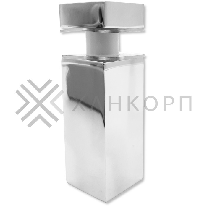Крепление FDC-54 трубы 15х15 к стеклу, нержавейка/полированный
