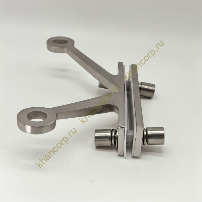 Спайдер FNS-009 на ребро жесткости односторонний 2 точки, нержавейка/матовый