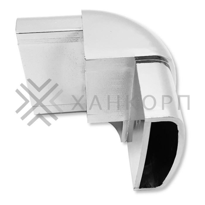 Угловое соединение 90° FDS-3.2 для раздвижной системы FDS-3, ПВХ/хром