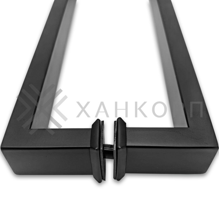 Ручка скоба FDR-84, 15х30х285 мм, нержавейка/черный