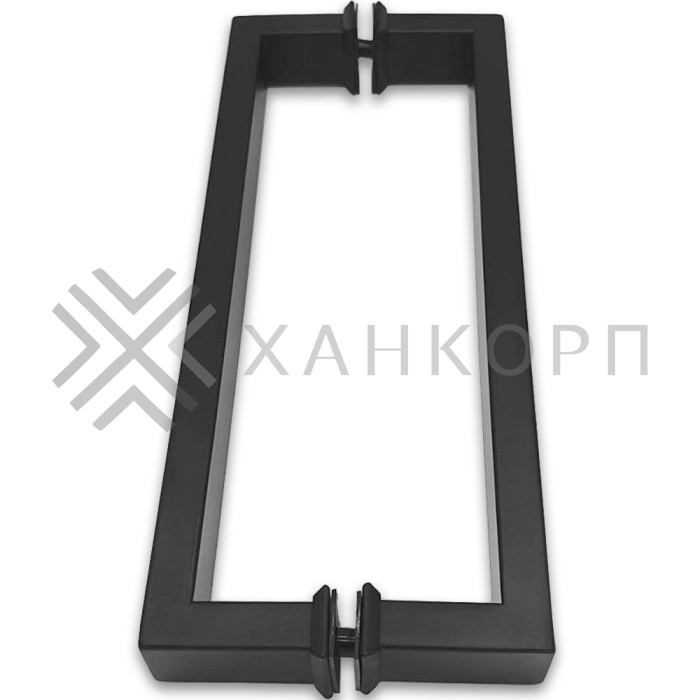 Ручка скоба FDR-84, 15х30х285 мм, нержавейка/черный