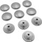 Комплект декоративных заглушек FDA-95 на винты - 10 шт, ПВХ/матовый