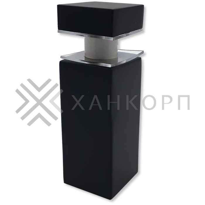 Крепление FDC-54 трубы 15х15 к стеклу, нержавейка/черный