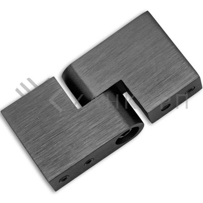 Соединитель трубы FDC-37, 30х10 вертикальный 90°-180°, нержавейка/оружейная сталь