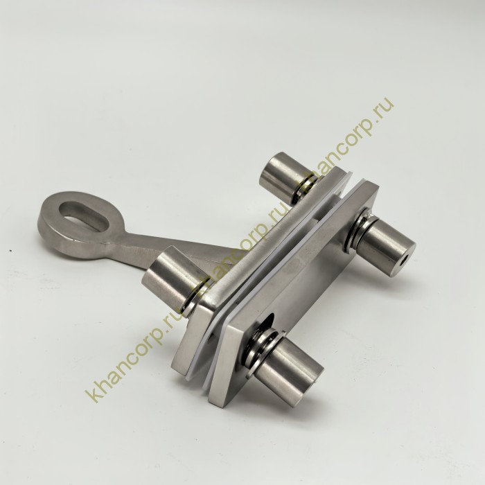 Спайдер FNS-010 на ребро жесткости односторонний 1 точка, нержавейка/матовый