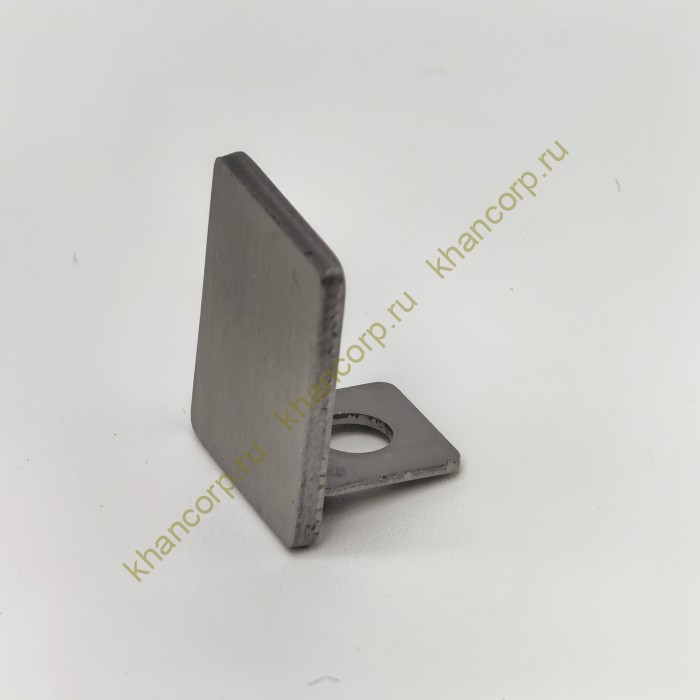 Заглушка торцевая FDPA-601 для опорного профиля 19х15х2, нержавейка/оружейная сталь