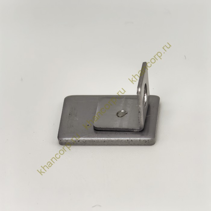 Заглушка торцевая FDPA-601 для опорного профиля 19х15х2, нержавейка/оружейная сталь