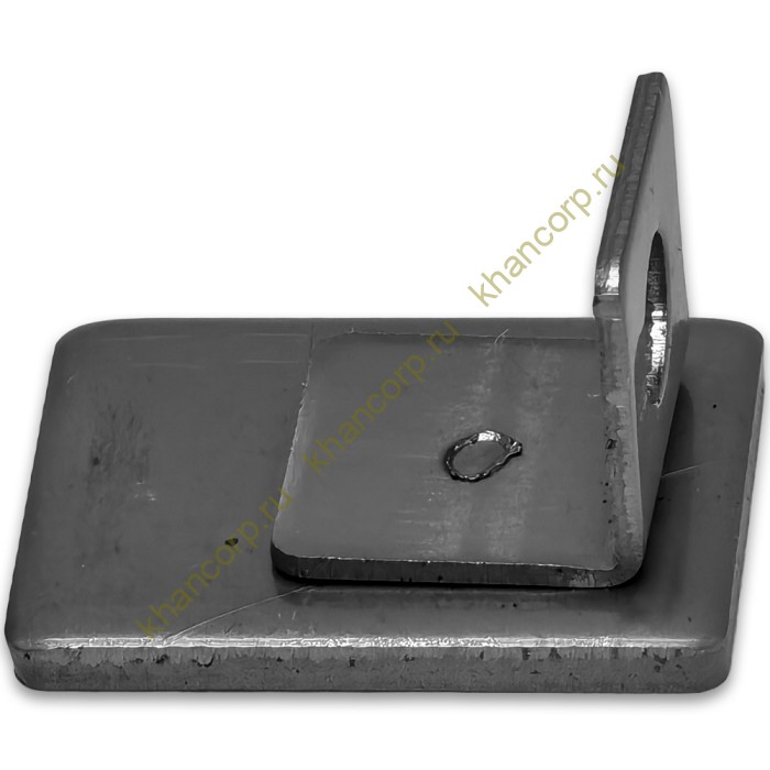 Заглушка торцевая FDPA-601 для опорного профиля 19х15х2, нержавейка/оружейная сталь