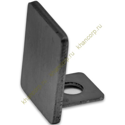 Заглушка торцевая FDPA-601 для опорного профиля 19х15х2, нержавейка/оружейная сталь