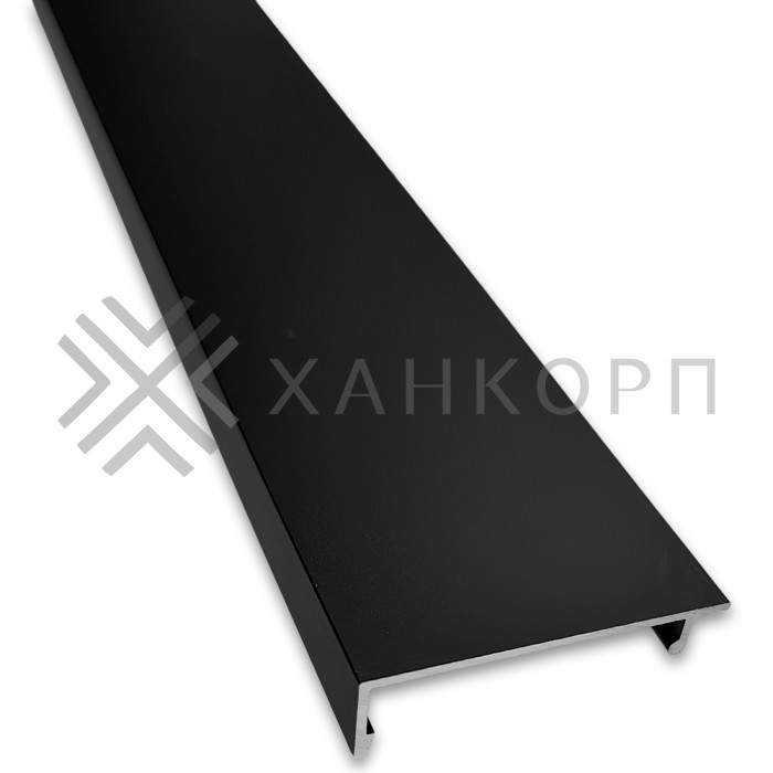 Крышка FKP-442.6 для профиля зажимного FKP-443, длина 6 м, алюминий/черный